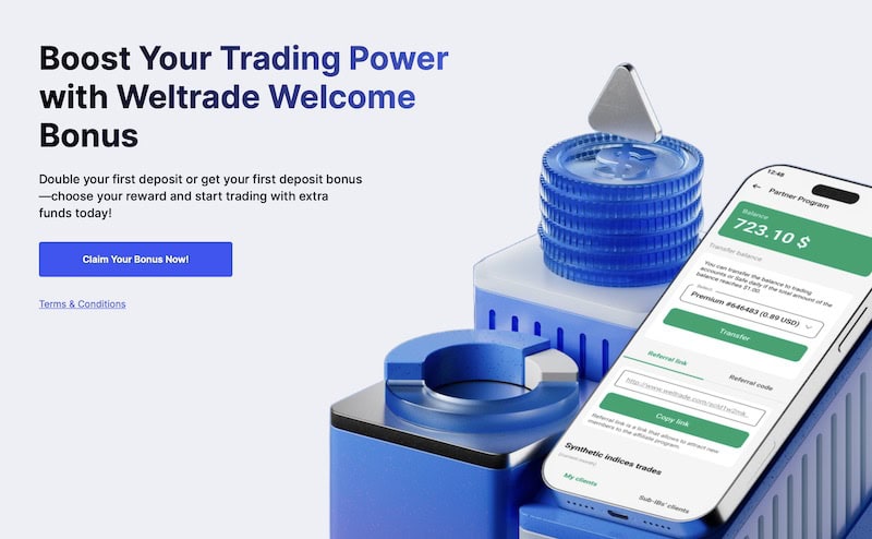 Weltrade ─ First Deposit Bonus